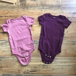 George Baby Girl Bodysuit 2-Pack 6-12M